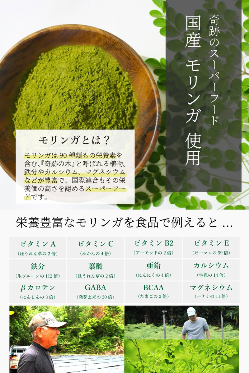 青汁 国産モリンガ配合 1か月分 30包 フルーツ青汁 腸活 乳酸菌