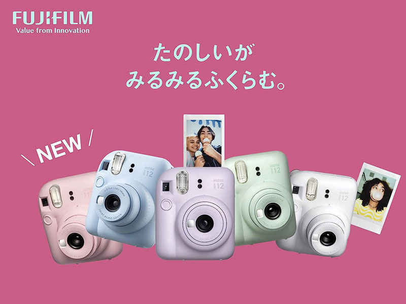 富士フイルム チェキ INSTAX mini 12 クレイホワイト フィルム20枚セット インスタントカメラ ギフト プレゼント お子様 贈り物  FUJIFILM フジフィルム cheki