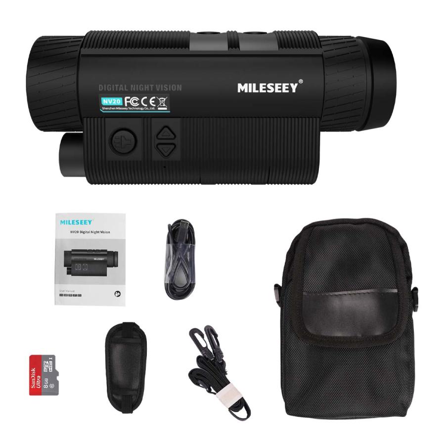 mileseey マイルシー 暗視スコープ NV20 単眼鏡 ナイトビジョン