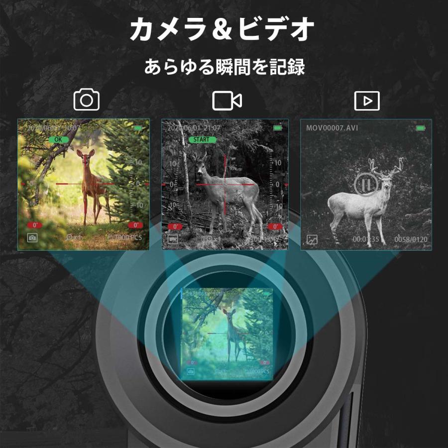 mileseey マイルシー 暗視スコープ NV20 単眼鏡 ナイトビジョン