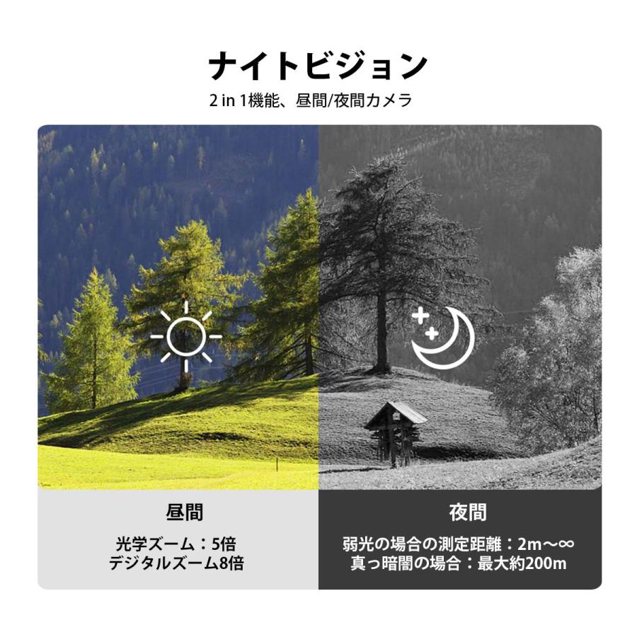 mileseey マイルシー 暗視スコープ NV20 単眼鏡 ナイトビジョン
