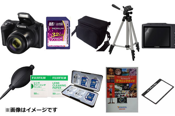キヤノン デジタルカメラ PowerShot SX420IS 【豪華10点セット】 光学