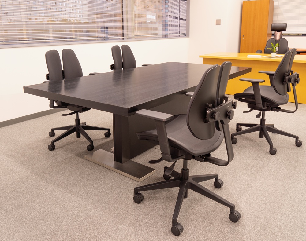 デュオレスト（DUOREST） オフィスチェア NEXT4 ブラック 肘付き 腰へ