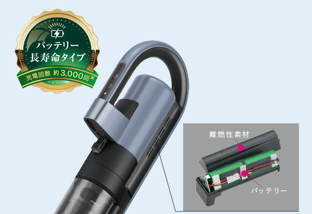 三菱電機 コードレススティッククリーナー HC-JM2C-A アッシュ 三菱電機 コードレススティッククリーナー HC-JM2C-A アッシュ
