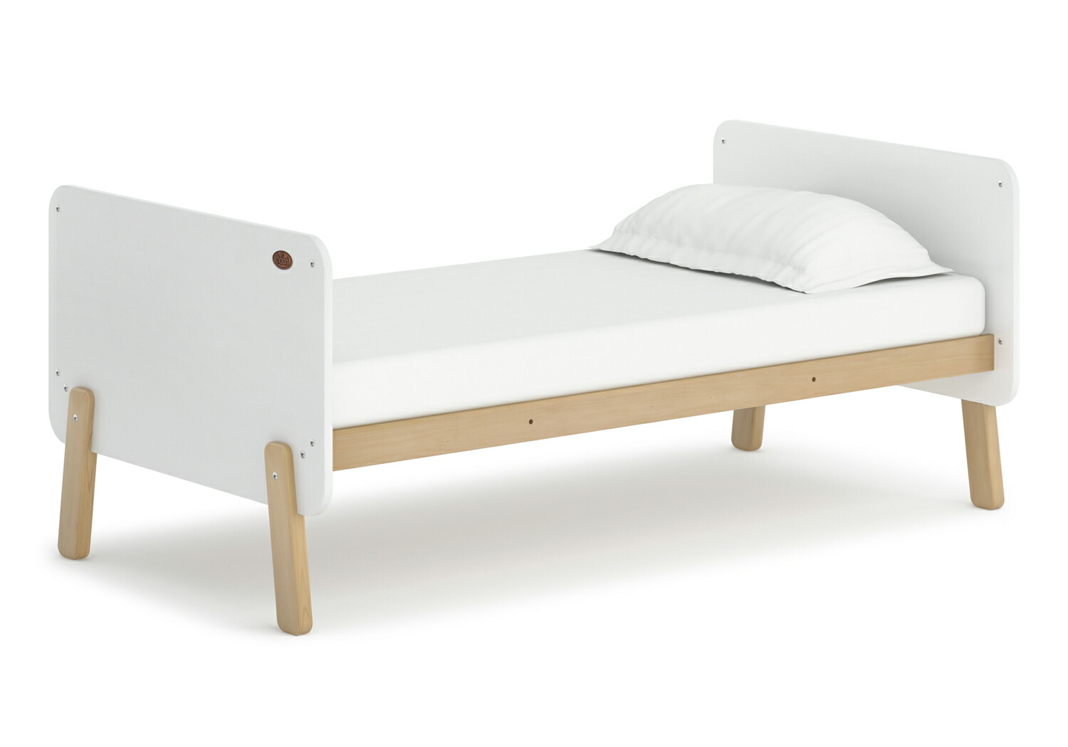 Boori ブーリ キッズベッド アーモンド&ホワイト 子育て BK-NABSB