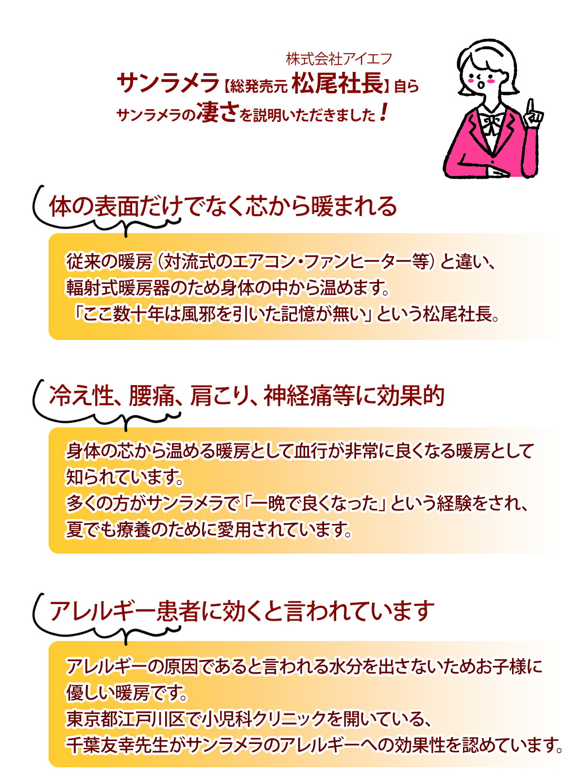 サンラメラ 621型（600W 3〜8畳用） ミルキーホワイト 遠赤外線暖房