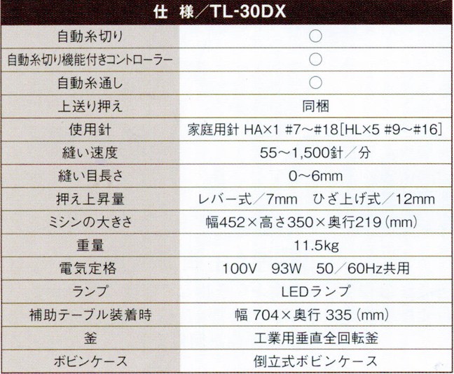 5年保証』『有償でサブテンション付き』『ミシンマット+職業用ボビン10個付き』JUKI(ジューキ) 職業用ミシン TL-30DX ::  Yahoo!Shopping｜DEJAPAN - Bid and Buy Japan with 0% commission