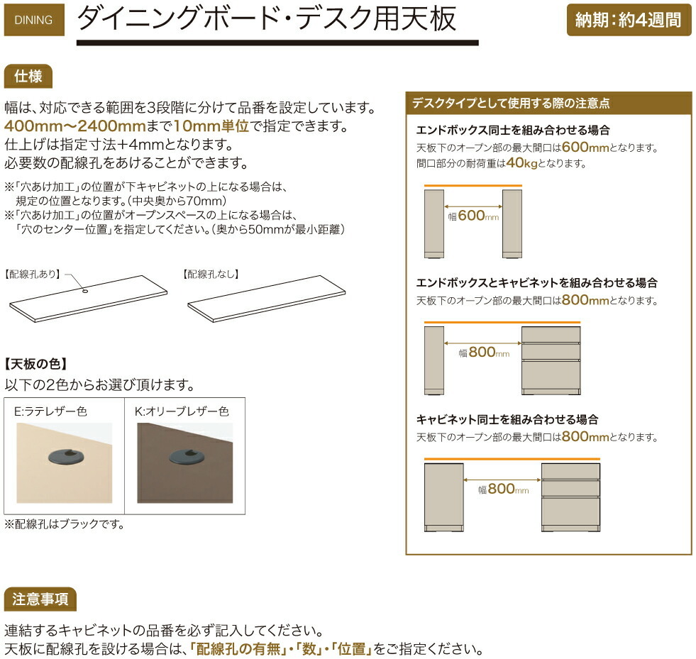 綾野製作所 ユニット式収納棚 アリシア RE/RK ALICIA ダイニングボード