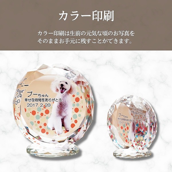 ペット用写真付き位牌