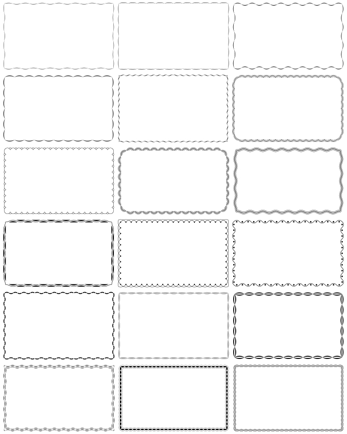 飾り罫素材集 控えめな飾り罫 イラストレーター 注文後の変更キャンセル返品 Illustrator