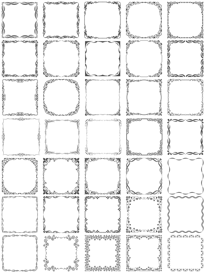 注文後の変更キャンセル返品 飾り罫素材集 飾り罫 丸 四角 楕円 注文後の変更キャンセル返品 飾り罫素材集 飾り罫 丸 四角 楕円