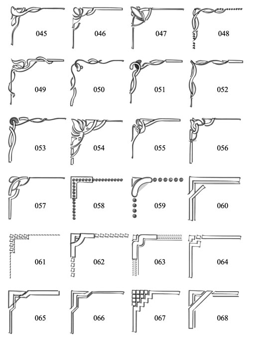 飾り罫素材集 手描き風の飾り罫 希少 イラストレーター Illustrator