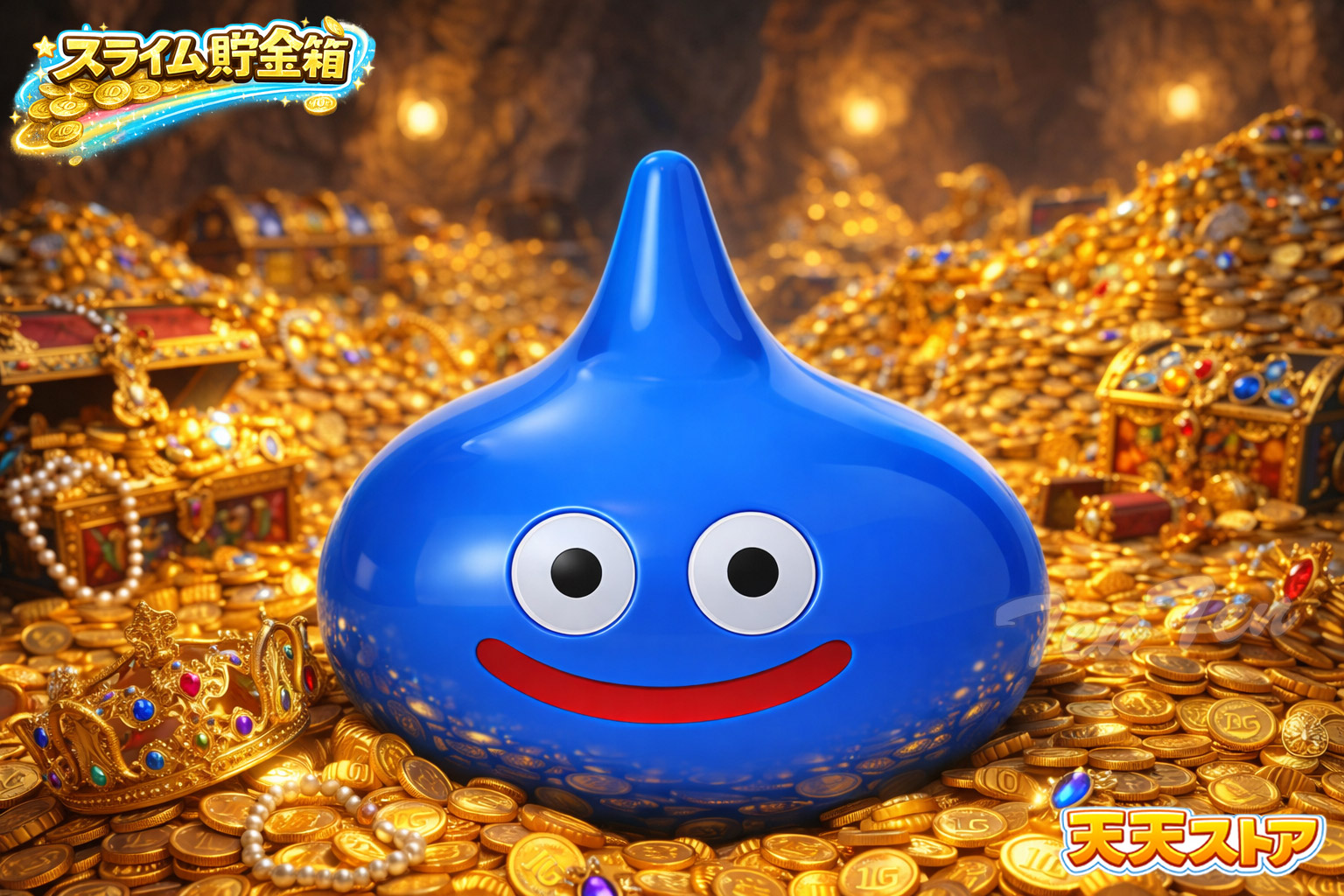 ドラゴンクエスト 陶器貯金箱 スライム 【即納品】 ドラクエ スマイル