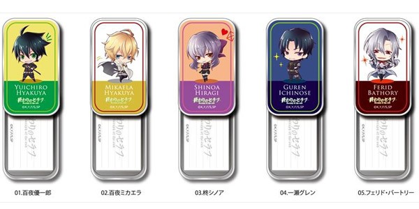 終わりのセラフ グッズ ミニ箋入りスライド缶 02. 百夜ミカエラの説明