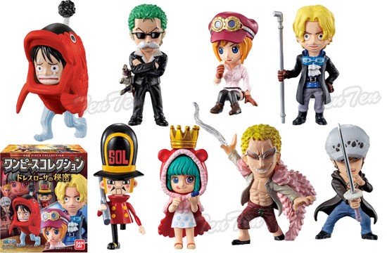 ONE PIECEコレクション　ミニフィギュア　ドレスローザ編　6点セット　希少 BANDAI ワンピース フィギュア ワンピースコレクション ドレス