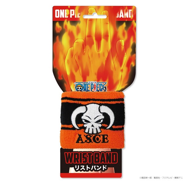 ワンピース 台紙つき リストバンド ポートガス・D・エース 【即納品 