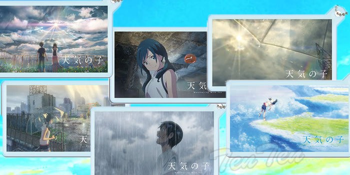 天気の子 アクリルキーチェーン 全8種セット 名シーン 陽菜 帆高 新海
