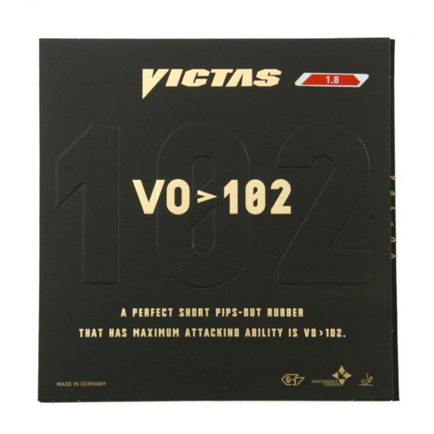 VICTAS（ヴィクタス） VO＞102 卓球ラバー 表ソフト ティーエスピー 