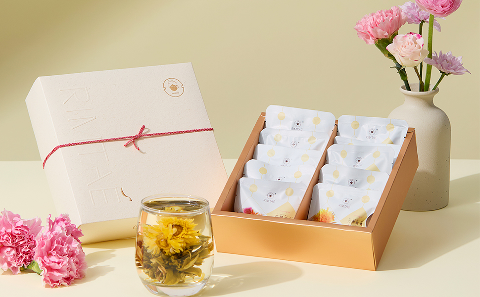 RIMTAE（リムテー） 【公式】リムテー ギフト 工芸茶 花咲くお茶 花茶