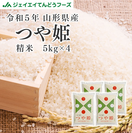 米 お米 つや姫 お試し 米 お米 20kg (5kg×4袋) つや姫 山形県産 令和5年産 精米 お米 rts2005