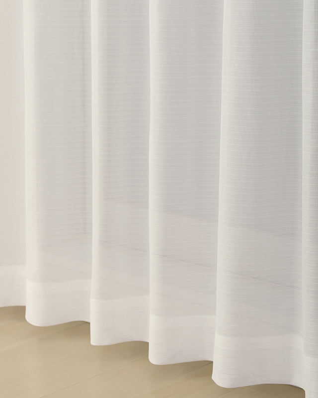 カーテン天国 レースカーテン ミラー 防炎加工 遮熱 UVカット 昼間外