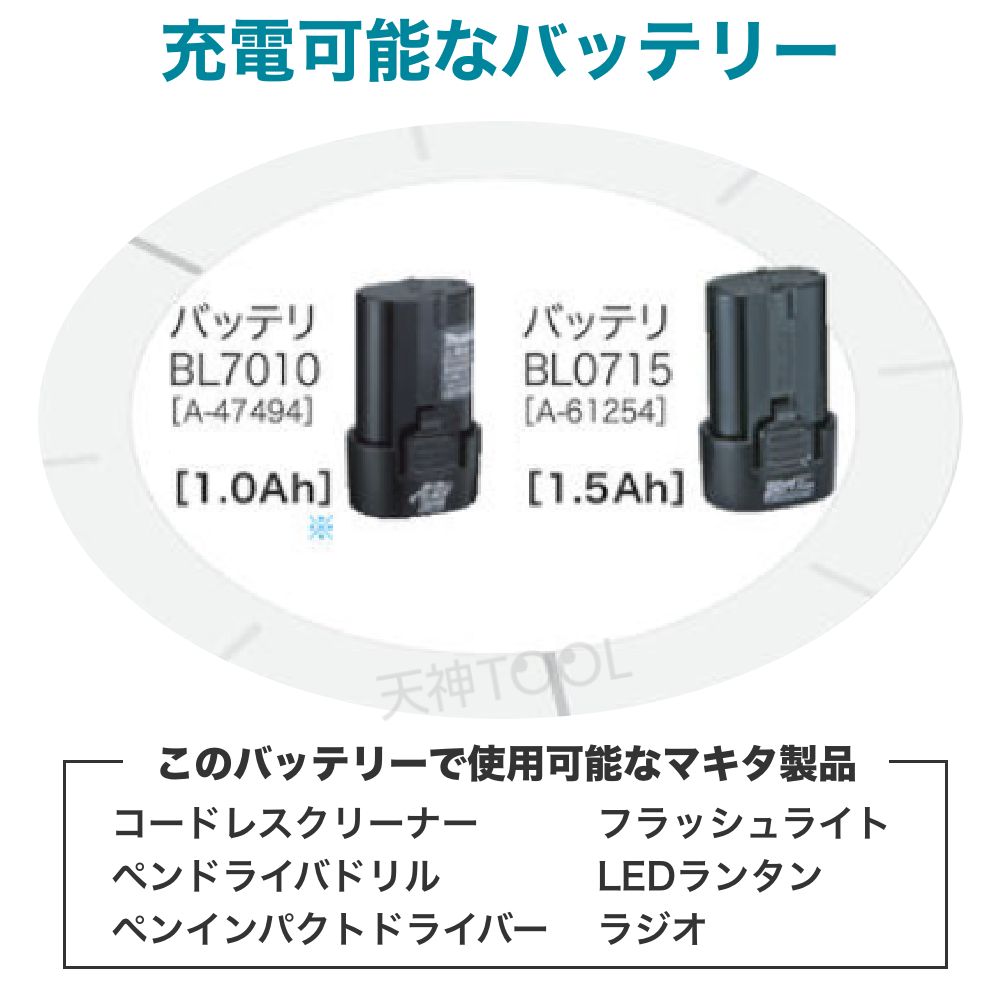 マキタ 充電器  純正  バッテリー 対応 日本正規品