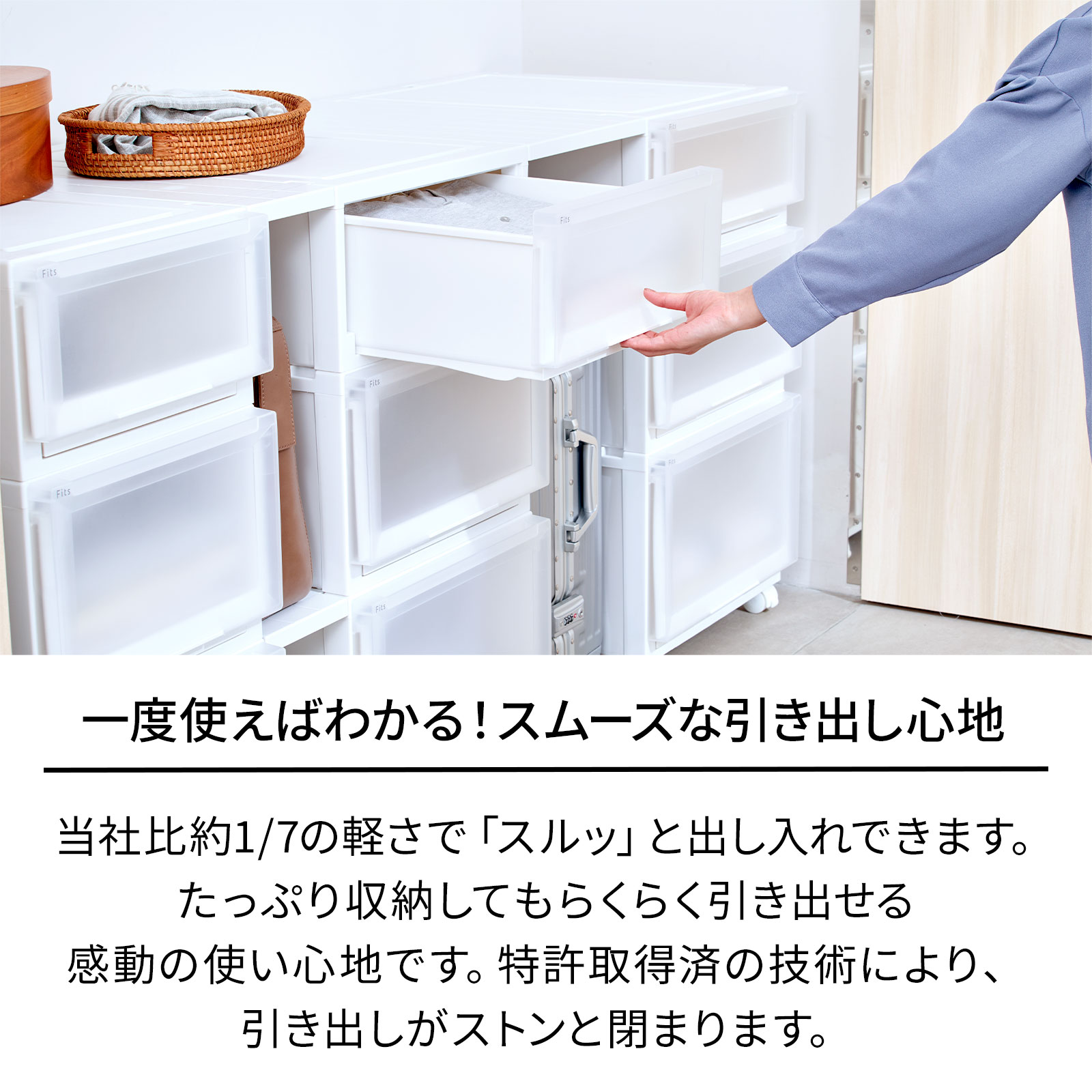 天馬 【2/15限定！15％OFFクーポン】収納ケース 衣装ケース フィッツ