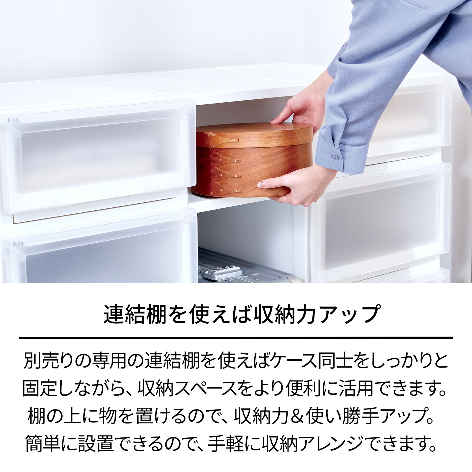 天馬 【3/5限定！15％OFFクーポン】収納ケース 衣装ケース フィッツ