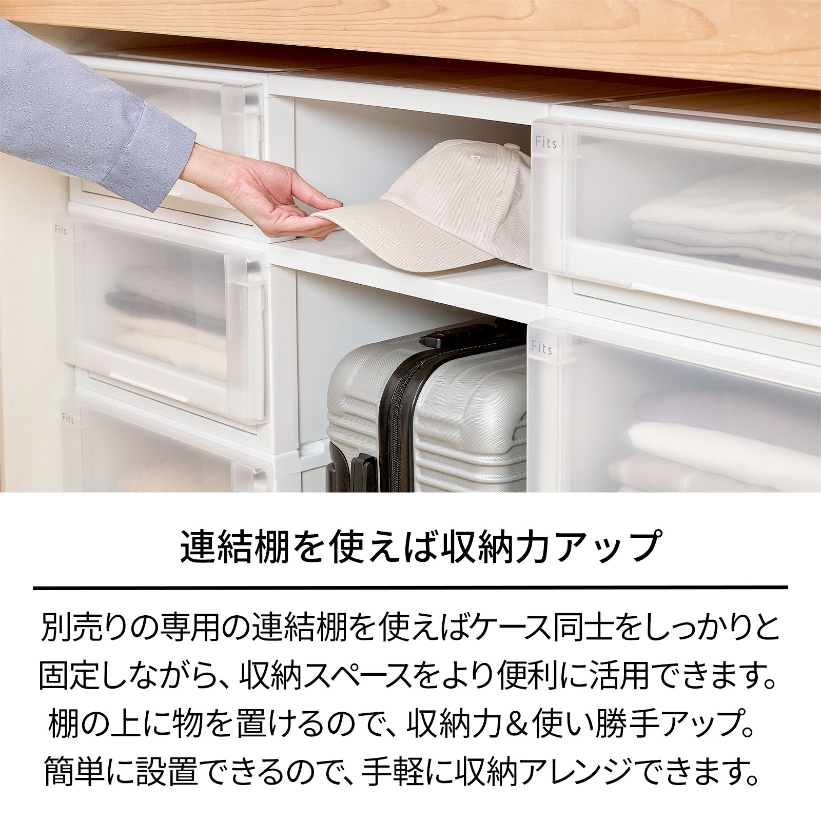 天馬 【2/15限定！15％OFFクーポン】収納ケース 衣装ケース フィッツ