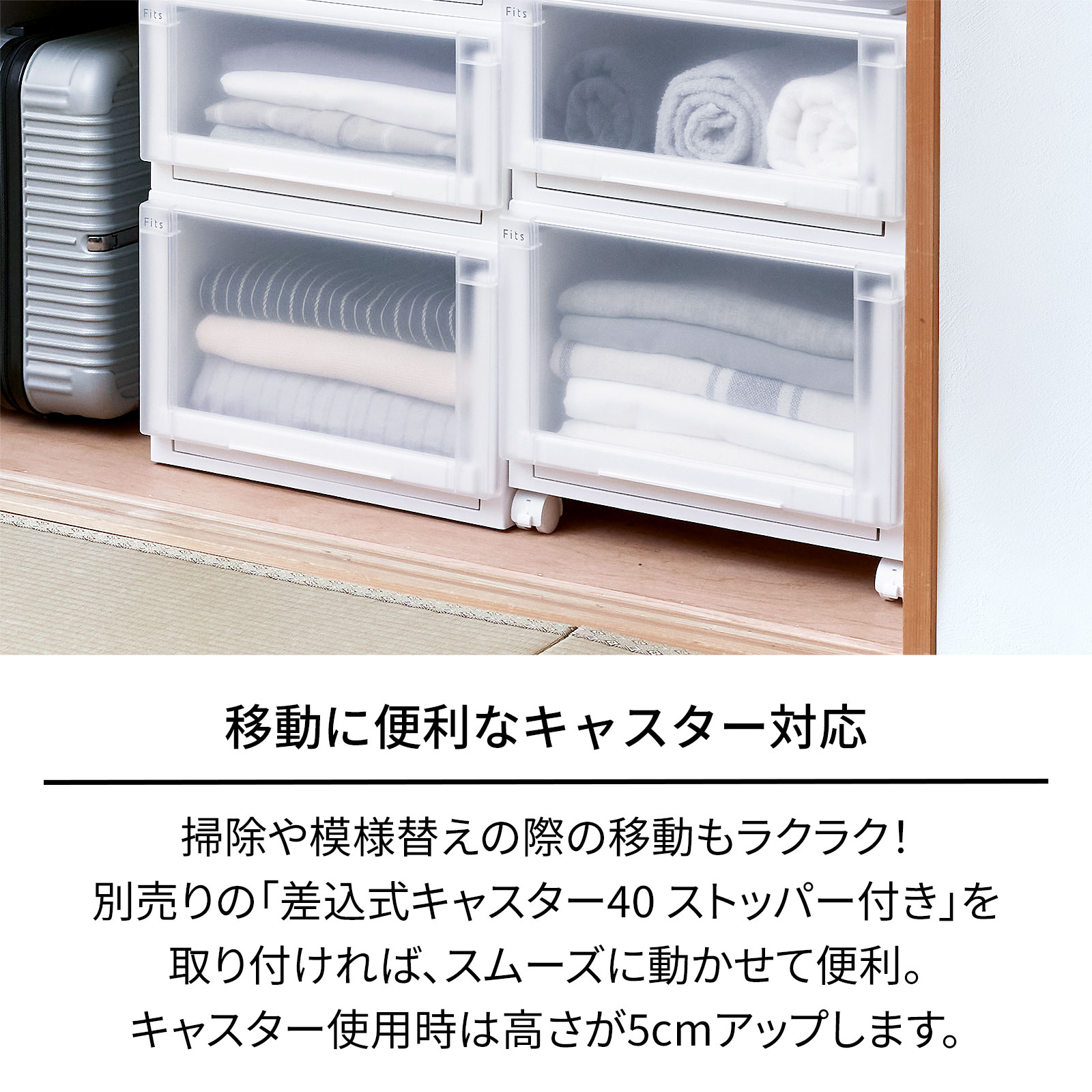 天馬 【5/15限定！15％OFFクーポン】収納ケース 衣装ケース フィッツ