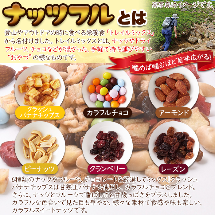 チョコ＆バナナナッツフル 140g×2 チョコレート 爆買【送料無料ポスト