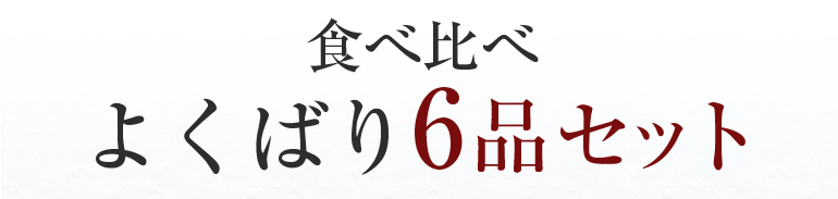 食べ比べよくばり6品セット