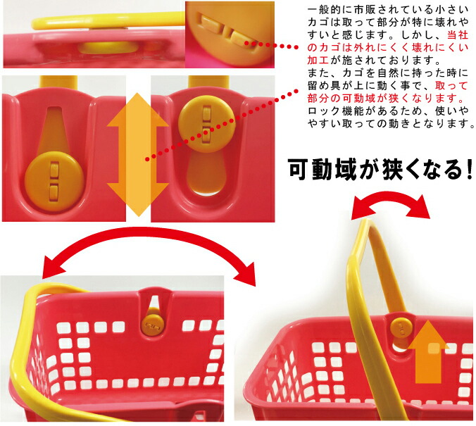 スーパーメイト 買い物かご 7Lカゴ×10個セット PB-7 小型最小