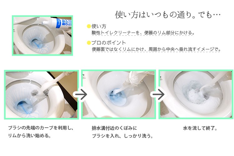 酸性トイレクリーナー800mL/本 トイレ用洗剤トイレクリーナー 業務用洗剤 尿石除去剤 黄ばみ 尿石落とし プロ仕様 :33028:店舗清掃.com  - 通販 - Yahoo!ショッピング