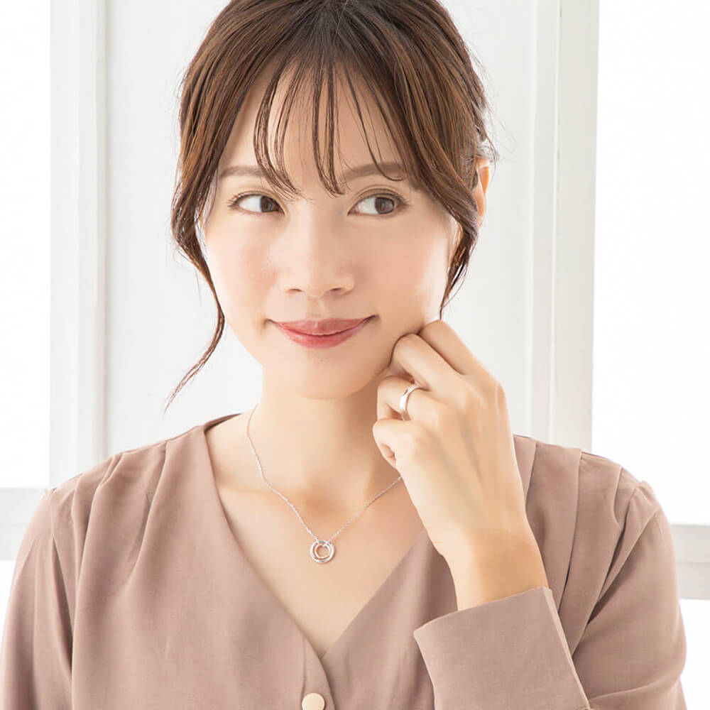 ペアアクセサリー ペアネックレス ペアペンダント シルバー