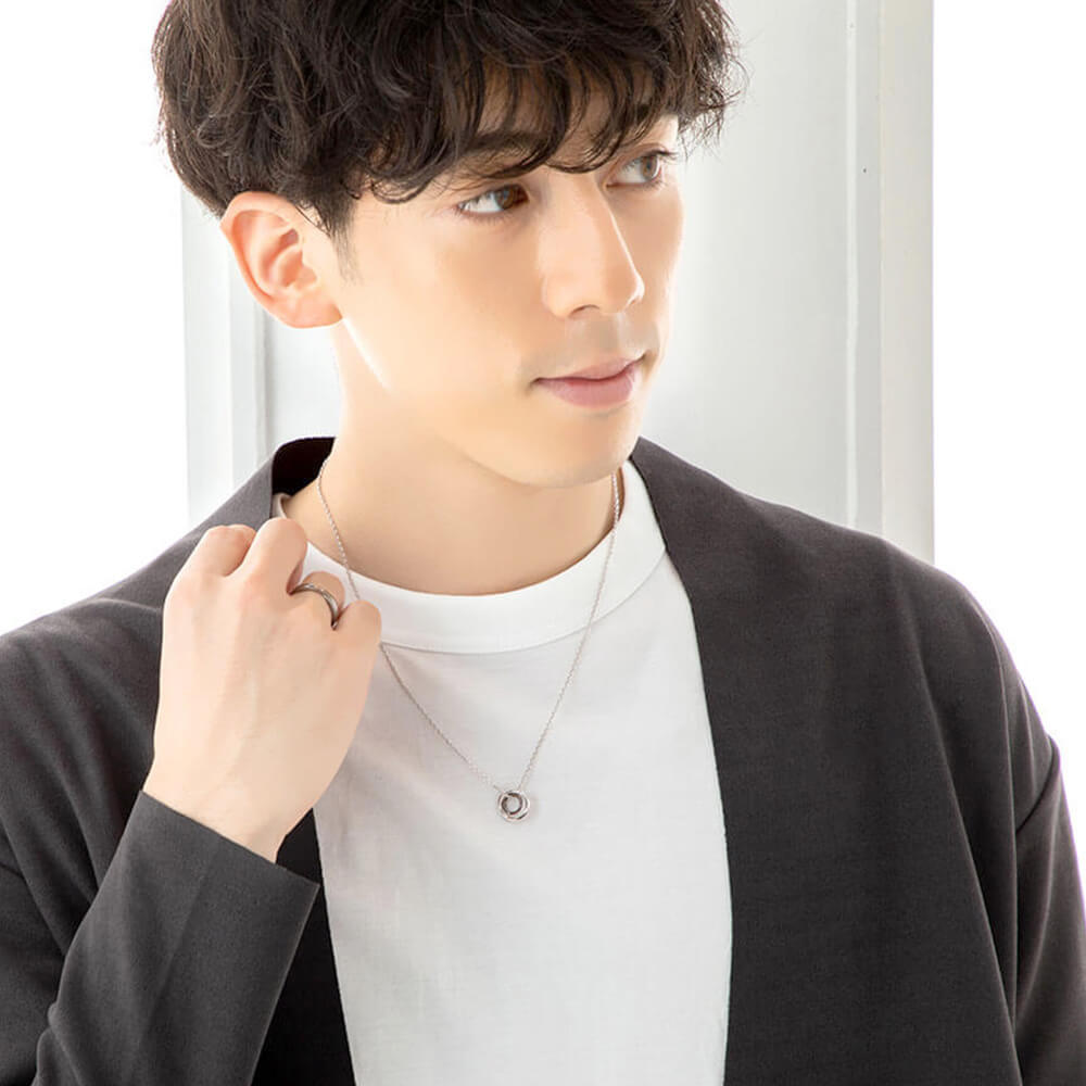 ペアアクセサリー ペアネックレス ペアペンダント シルバー