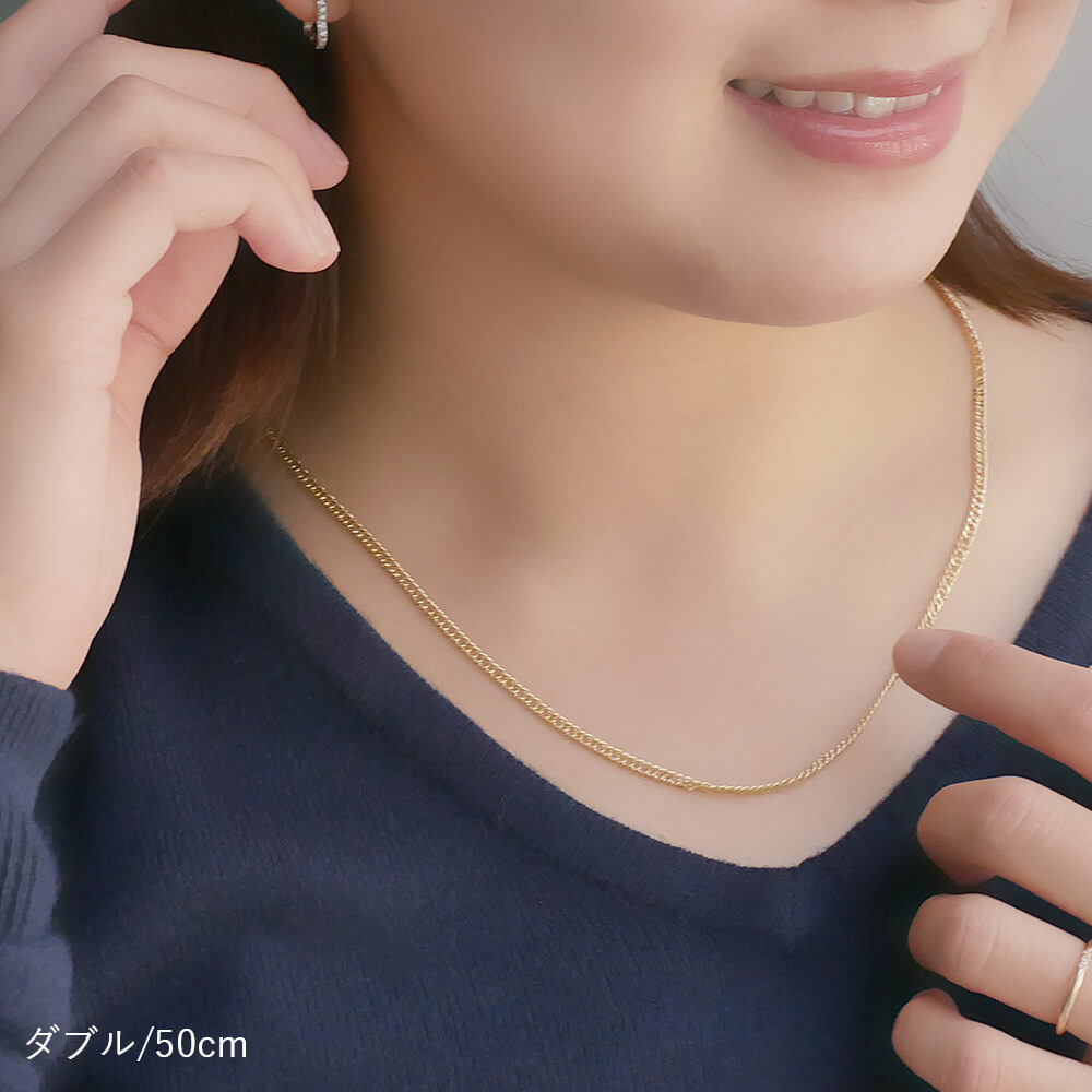K18 18金 中空 喜平チェーン キヘイチェーン ネックレスチェーン 40cm