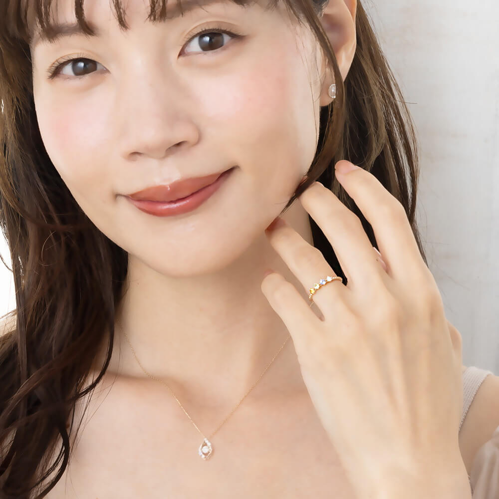 TEN. チェーンリング ジュエリーポーチ付き TEN. チェーンリング ジュエリーポーチ付き - メルカリ