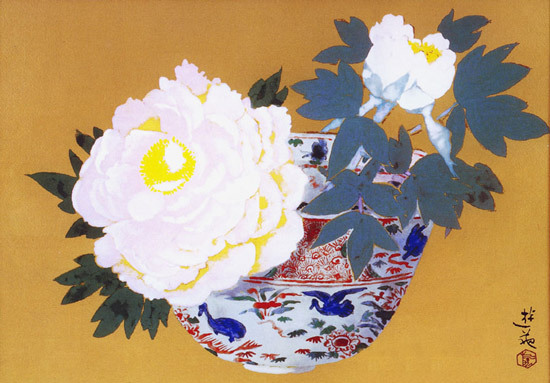 小倉遊亀「牡丹」 小倉遊亀「ぼたん」 | ArtPlus OnlineStore