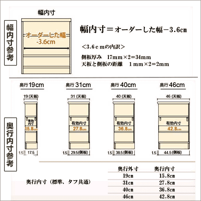 本棚 カラーボックス ラック サイズオーダーできる オーダー