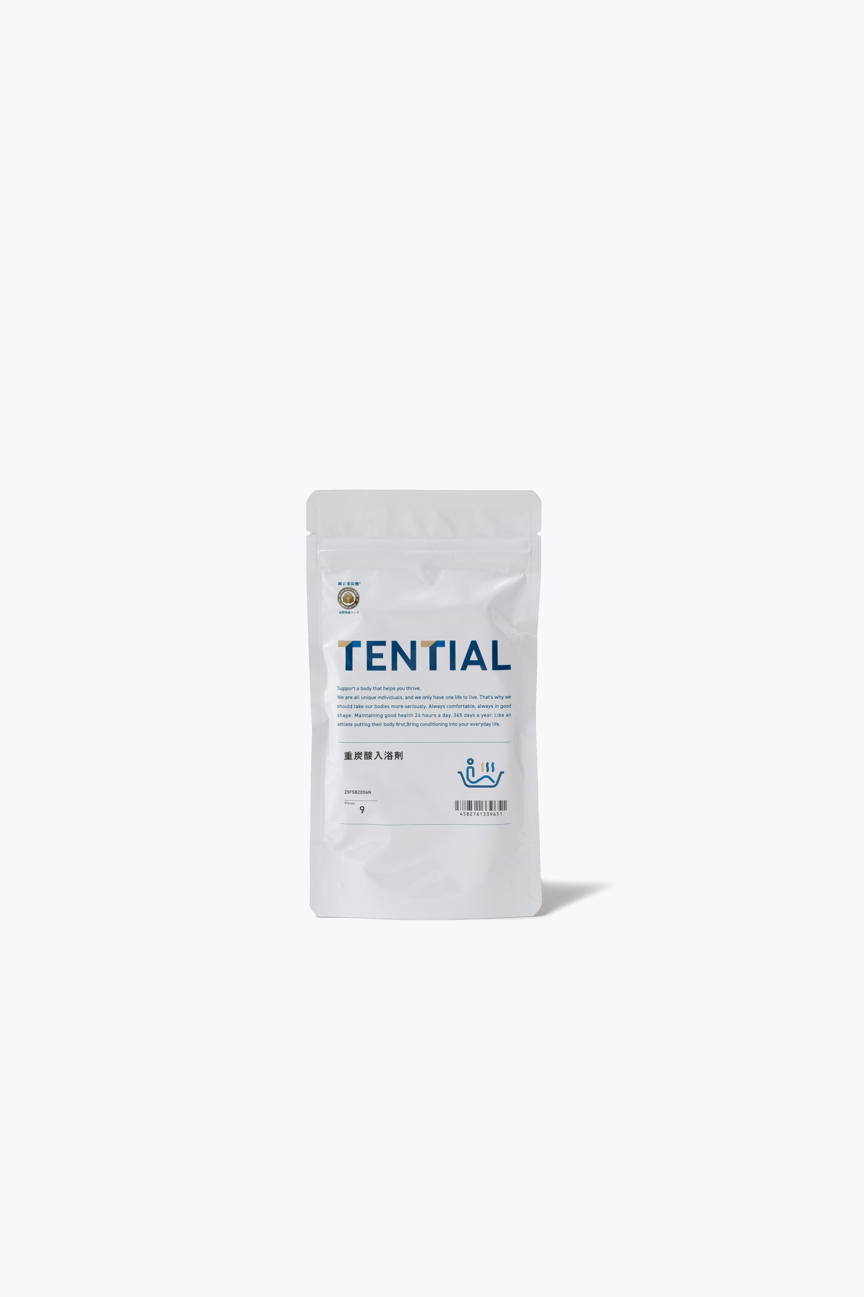 TENTIAL（テンシャル） 入浴剤 BAKUNE 重炭酸入浴剤 BATH 9錠 TENTIAL