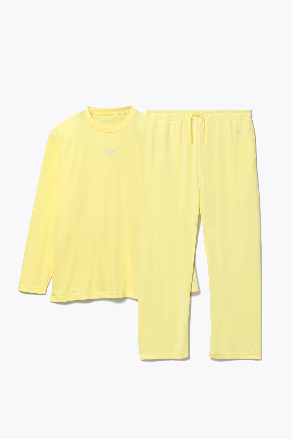 TENTIAL BAKUNE Dry M ベージュ TENTIAL BAKUNE DRY LONG Tensile Bakune Dry Long Top and Bottom Set