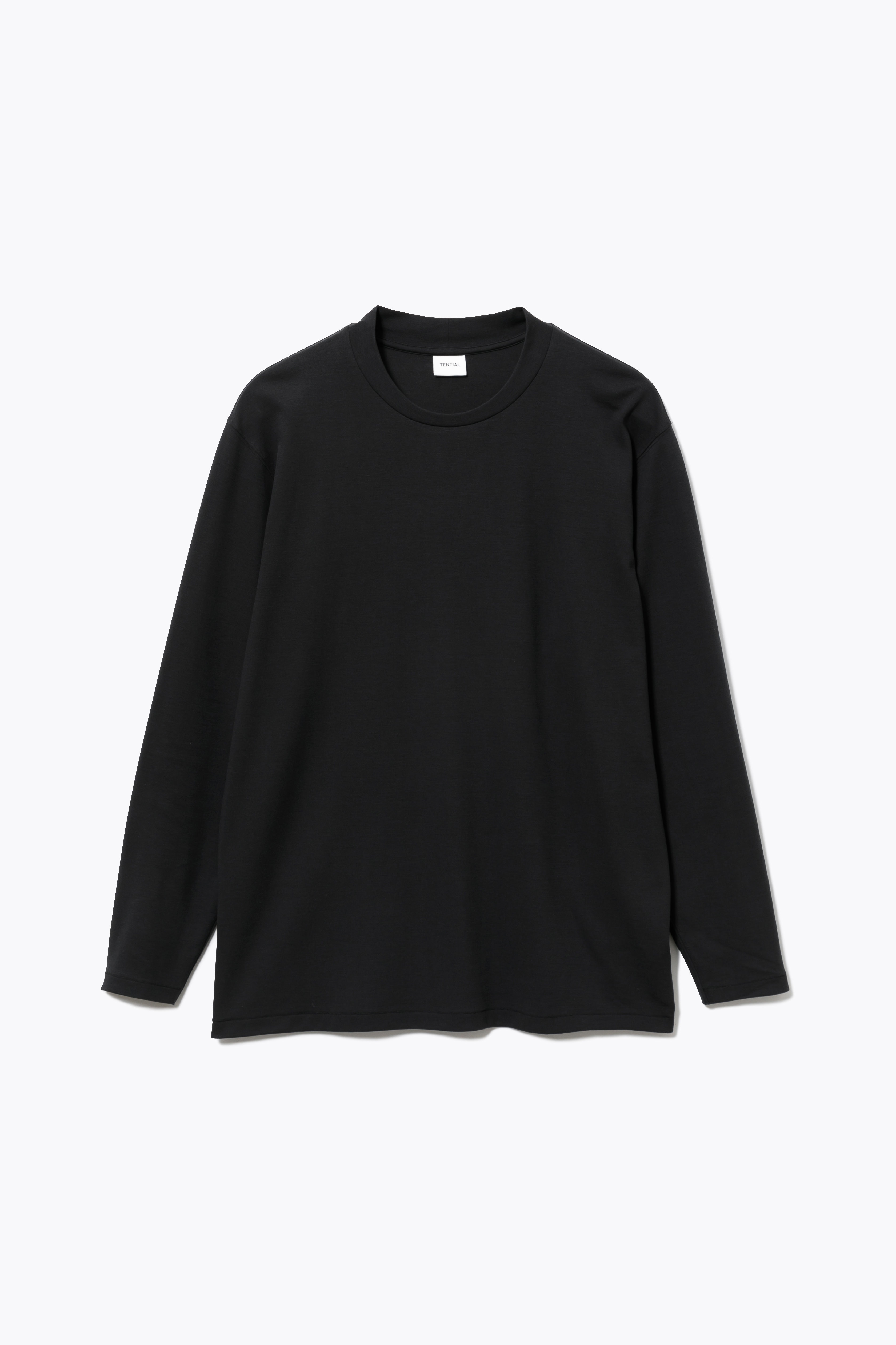 TENTIAL ブラック Tシャツ TENTIAL（テンシャル） 【公式】テーラードTシャツ 長袖 Tシャツ ロンT
