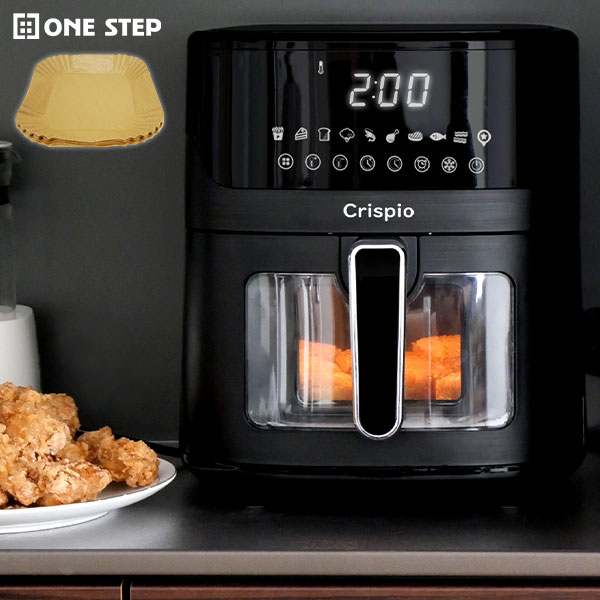 ONE STEP ノンフライヤー 大容量 レシピ本 6.3L 電気フライヤー 家庭用