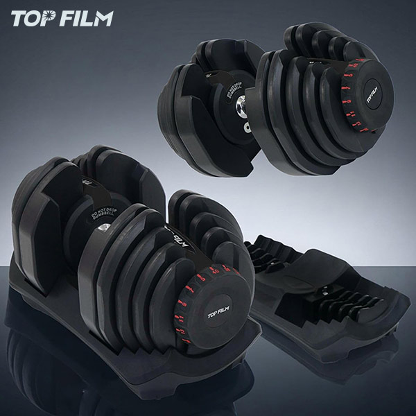 TOP FILM ダンベル 可変式 40kg 40キロ 2個セット 可変式ダンベル 40kg
