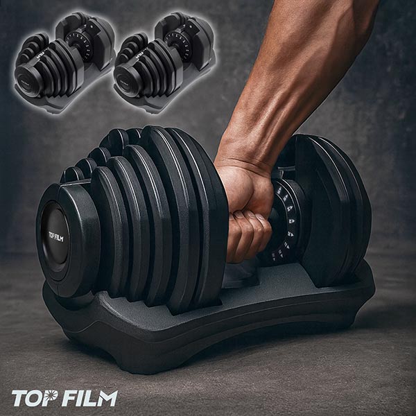 TOP FILM 調整式ダンベル 40kg 2個セット TOP FILM 可変式ダンベル 40kg 2個セット アジャスタブル ダンベル