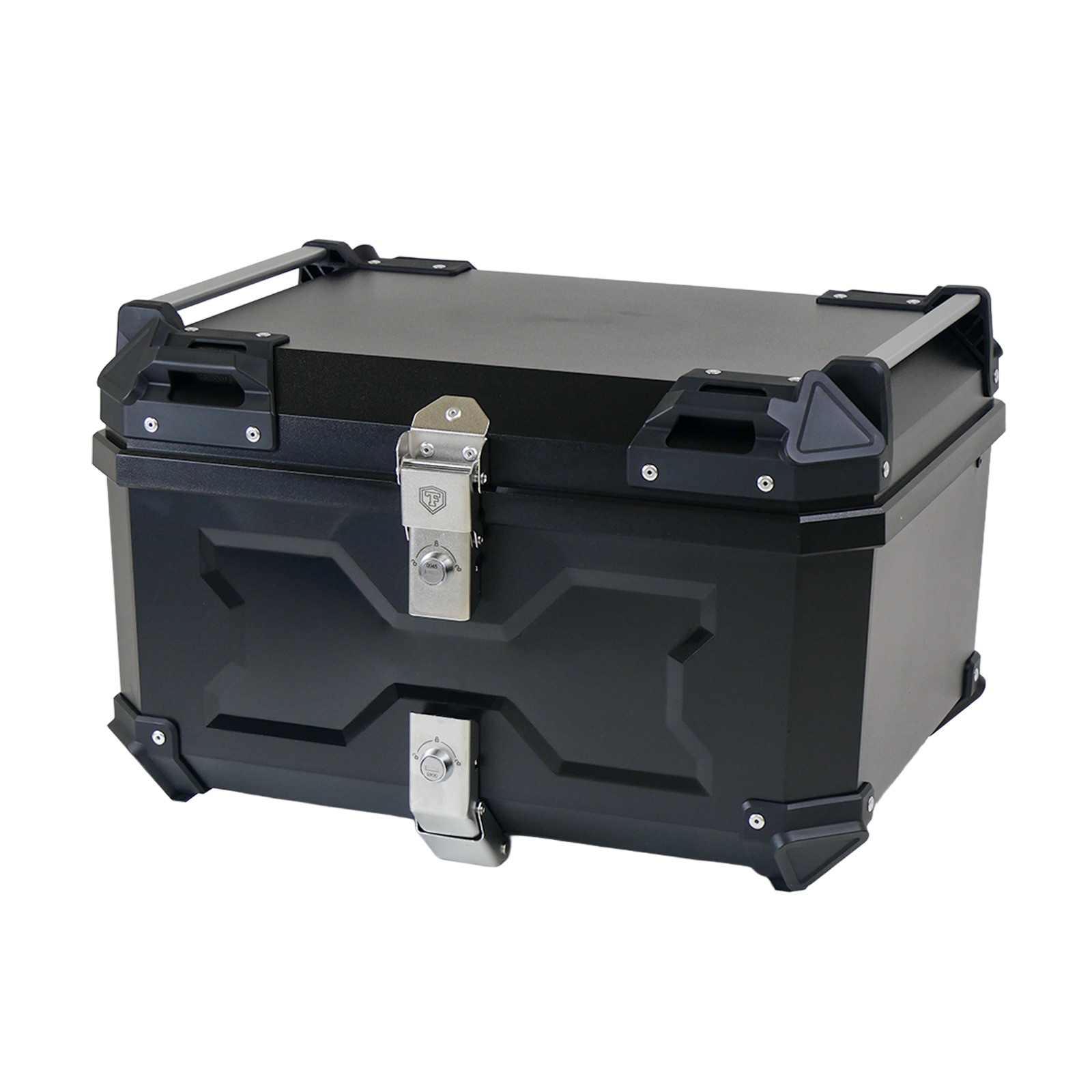 【新品未使用】ABSリアボックス58L　ブラック  バイク用 ONE STEP リアボックス バイク 58l 背もたれ バイクリアボックス大型