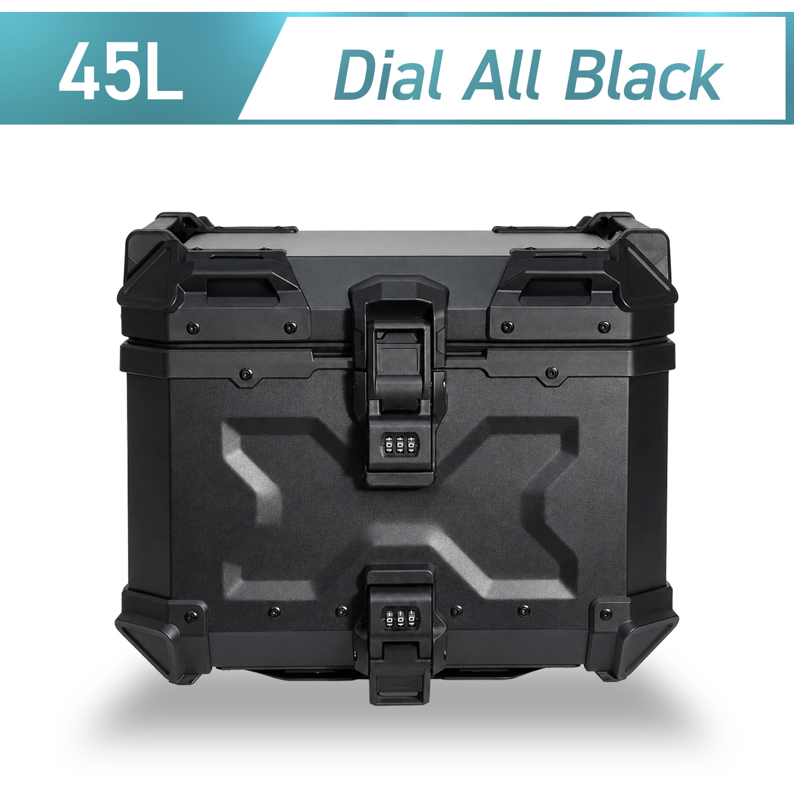中古バイク用リアボックス 黒 45L アルミ ブラック ONE STEP バイク リアボックス 45L アルミ リアボックス バイクリア