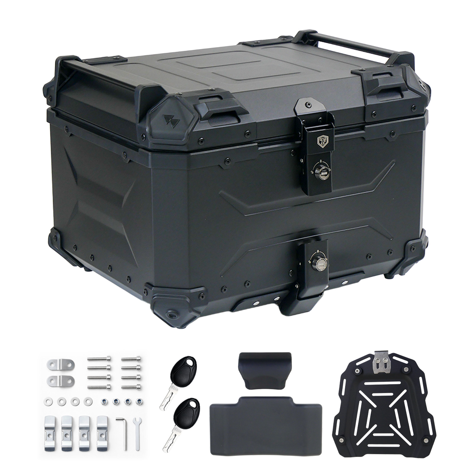 ONE STEP リアボックス バイク 55l 背もたれ バイクリアボックス大型