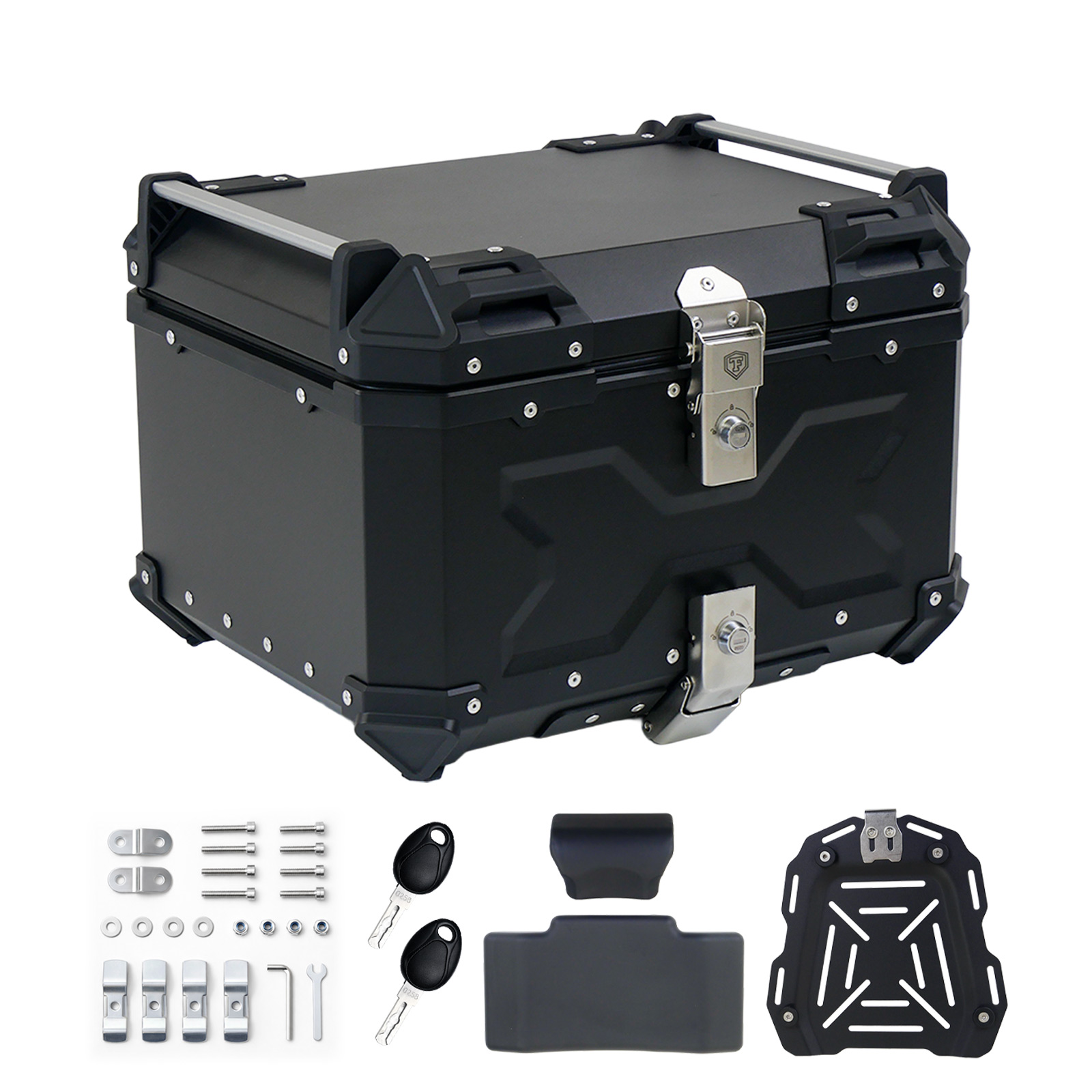 ONE STEP リアボックス バイク 55l 背もたれ バイクリアボックス大型